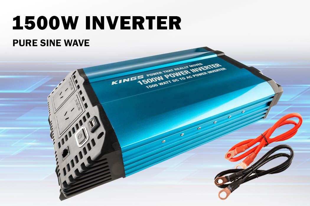 Kings 1500W Pure Sine Wave Inverter Thermal Overload Short Circuit